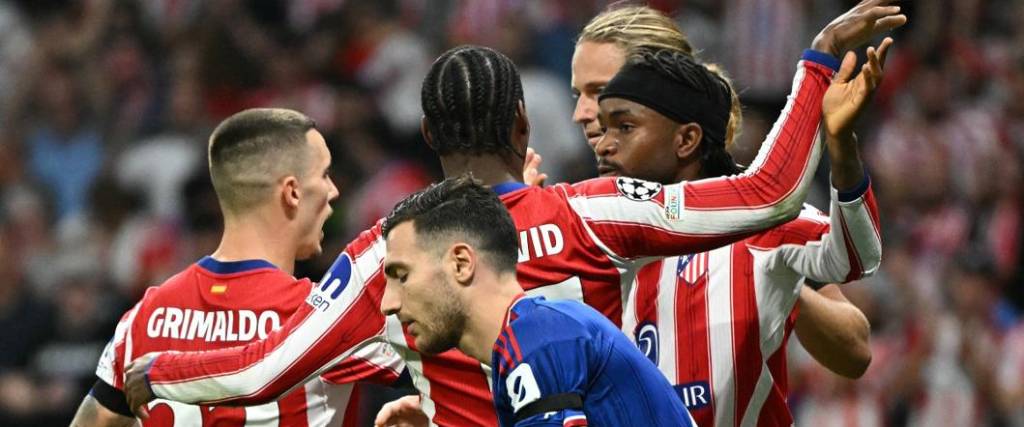 El nigeriano Ademola Lookman marcó el segundo tanto del Atlético en el duelo con el Manchester United.