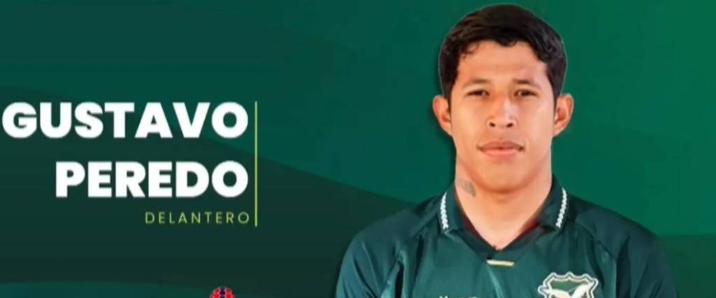 Gustavo Peredo es el goleador de Guabirá en la temporada con 10 anotaciones.