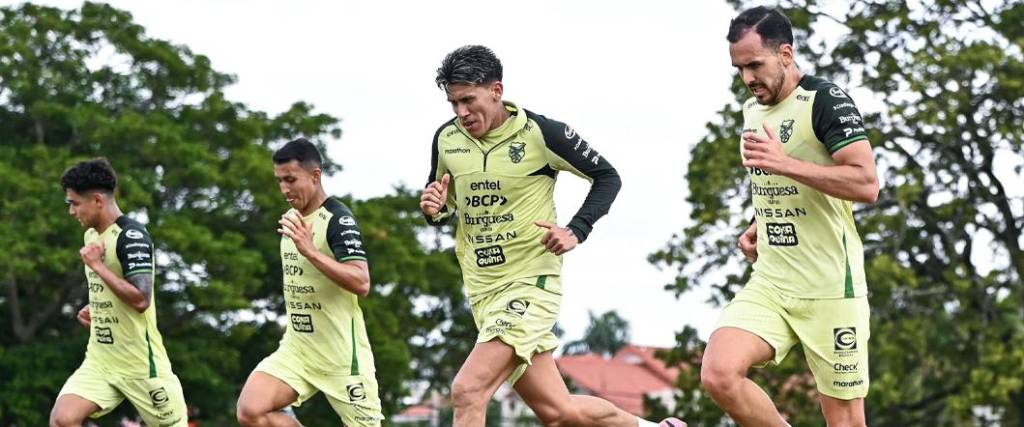 La selección boliviana trabajó este lunes por la mañana en la sede de San Antonio de Oriente Petrolero.