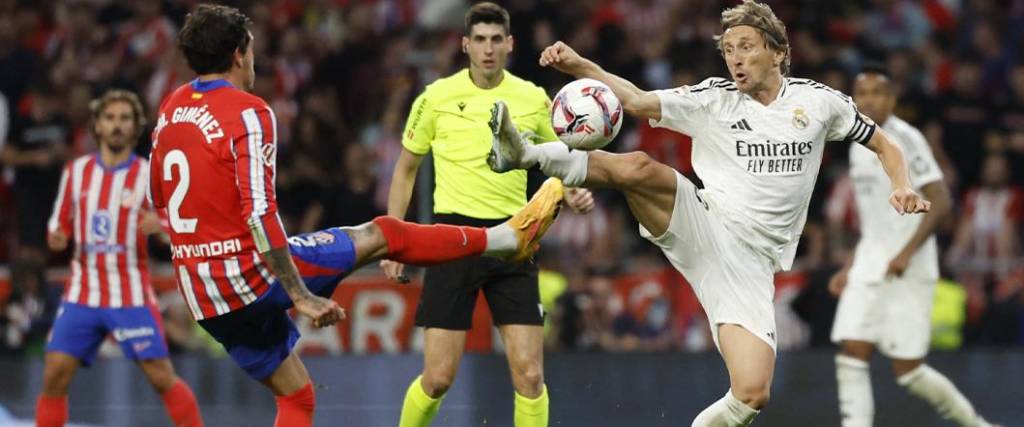 El equipo colchonero salvó su invicto en la Liga de España con un empate 1-1 ante el Real Madrid.