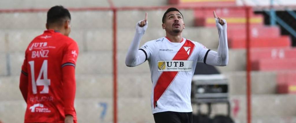 El delantero Miguel Briceño anotó tres goles para la victoria del cuadro ‘millonario’ en El Alto.