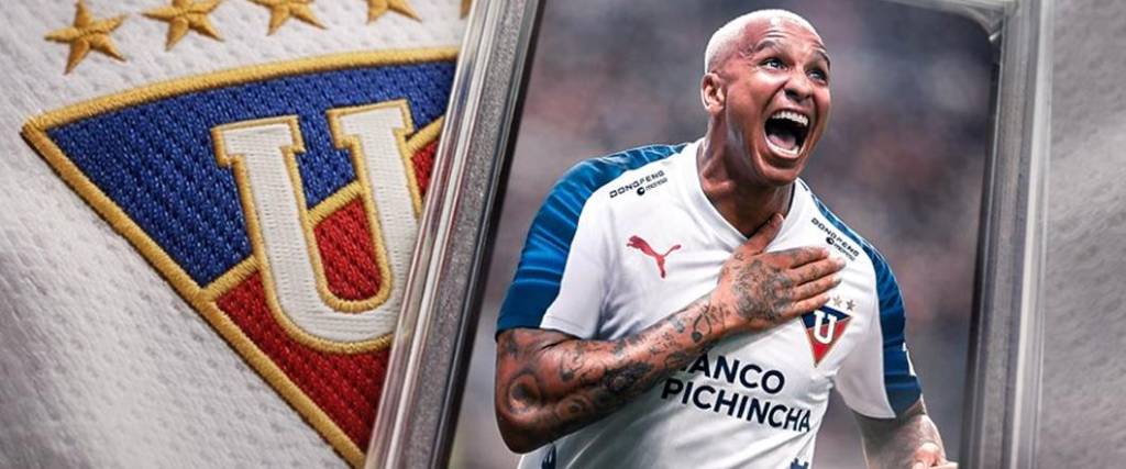 El delantero brasileño, de 34 años, fue contratado por Liga de Quito para comandar la zona ofensiva.