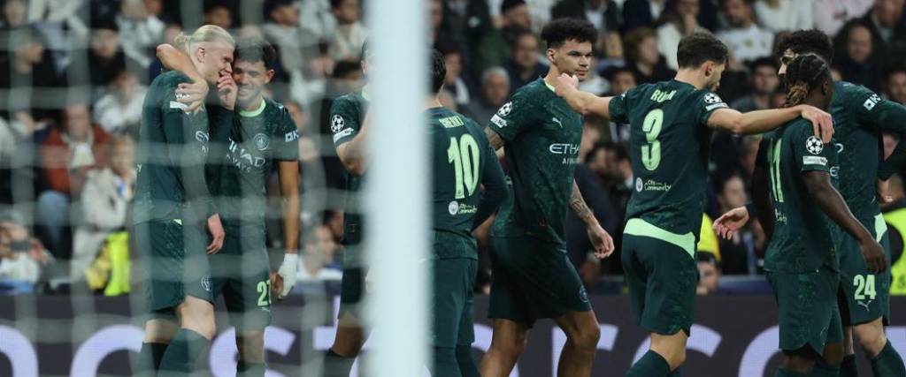 El noruego Erling Haaland marcó el segundo tanto del Manchester City en el triunfo ante el Madrid.