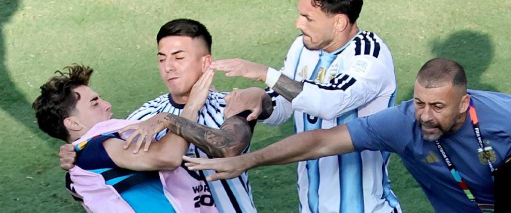 Gavi fue agredido por Thiago Almado y Leandro Paredes tras la final de la Copa del Mundo 2026.