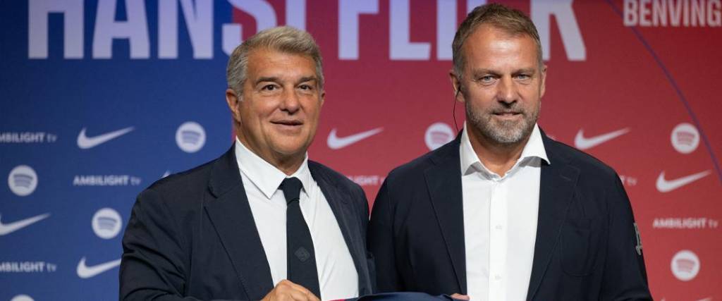 El alemán Hansi Flick fue presentado este jueves, oficialmente, como nuevo entrenador del Barcelona.