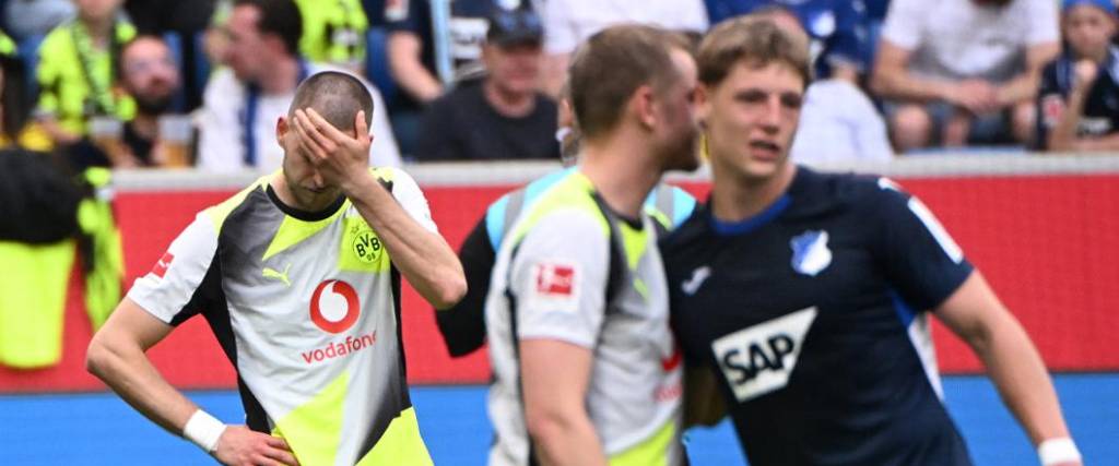 El Dortmund sufrió su segunda caída de forma consecutiva y quedó prácticamente sin chances de título.