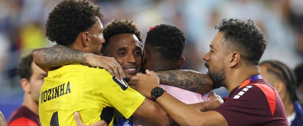 Pese a la eliminación, los jugadores de Cabo Verde dejaron el alma en el duelo ante Argentina en Miami.