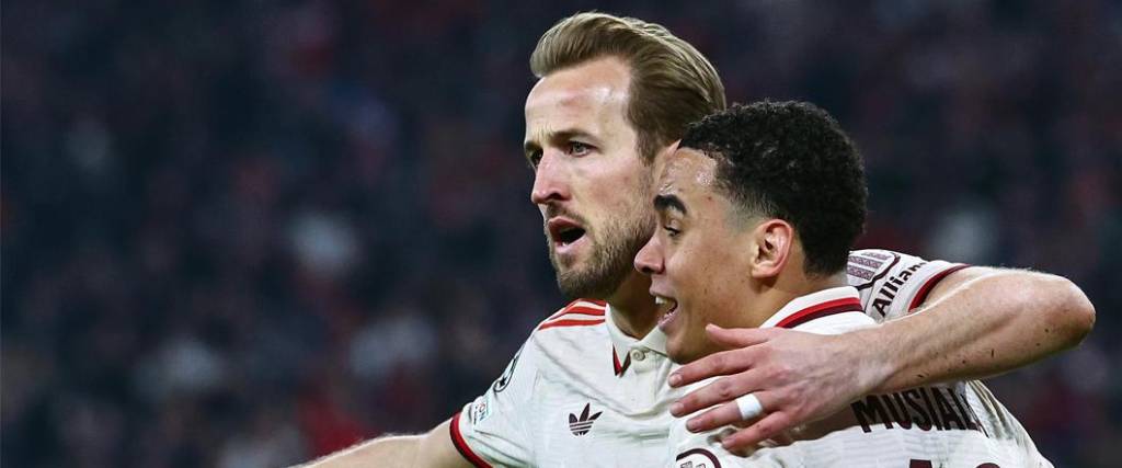 El delantero Harry Kane anotó dos goles para la victoria del equipo bávaro ante el Leverkusen de Xabi Alonso