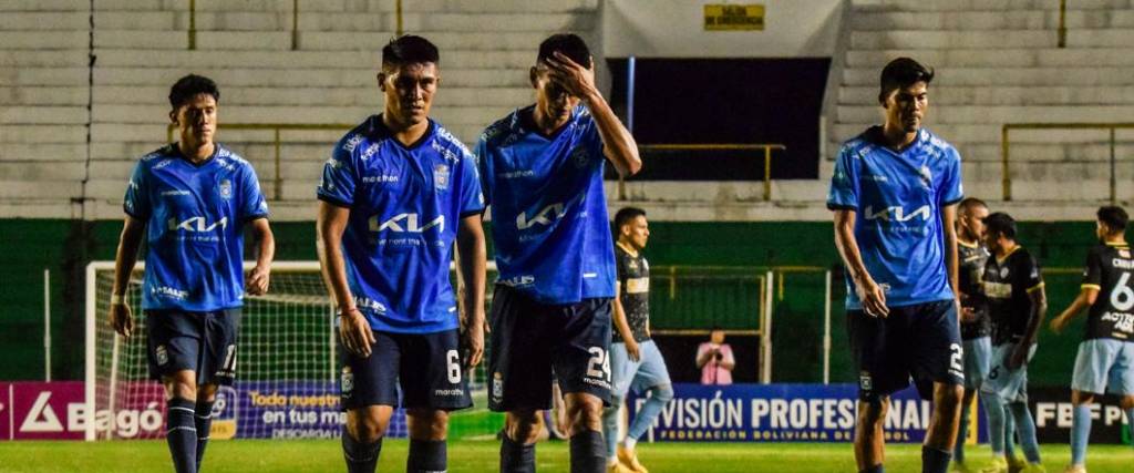 Los celestes no sacaron provecho de su localía y terminaron empatando 1-1 en el estadio Tahuichi.