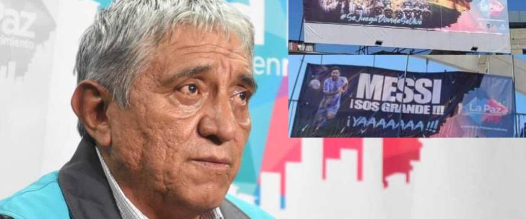 Alcalde de La Paz, Iván Arias y las vallas en favor de Argentina 