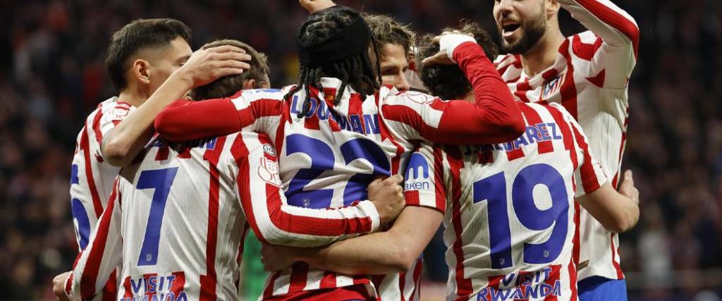 El conjunto ‘colchonero’ se impuso por 4-0 al Barcelona en el Metropolitano, en la ida por ‘semis’ de la Copa.