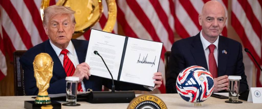 El presidente de Estados Unidos, Donald Trump, estará presente en el sorteo de la Copa del Mundo 2026.