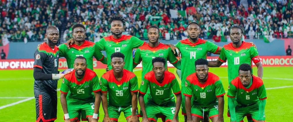 El equipo de fútbol de Burkina Faso.