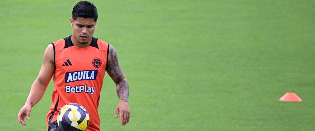 El delantero colombiano Juan ‘Camilo’ Hernández dio un susto en la última práctica de la selección cafetera.
