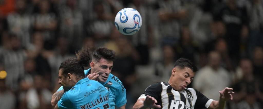 Incidencia del partido entre Atlético Mineiro y Santos FC.
