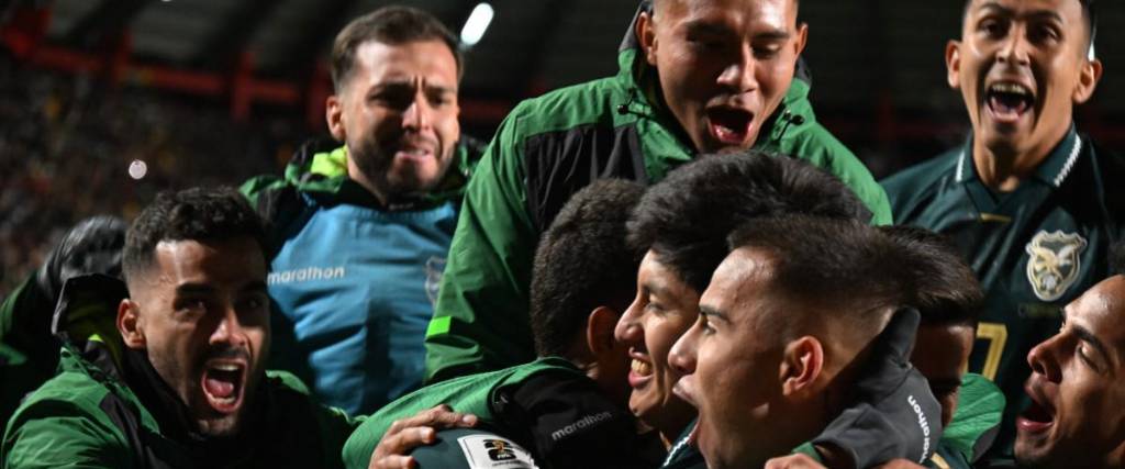 Los bolivianos celebraron la victoria sobre Brasil