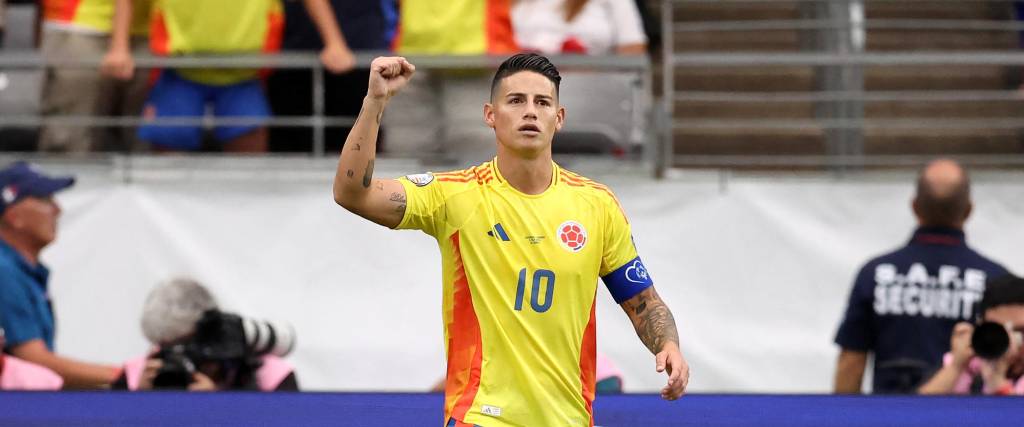 James Rodriguez, líder de la selección de Colombia