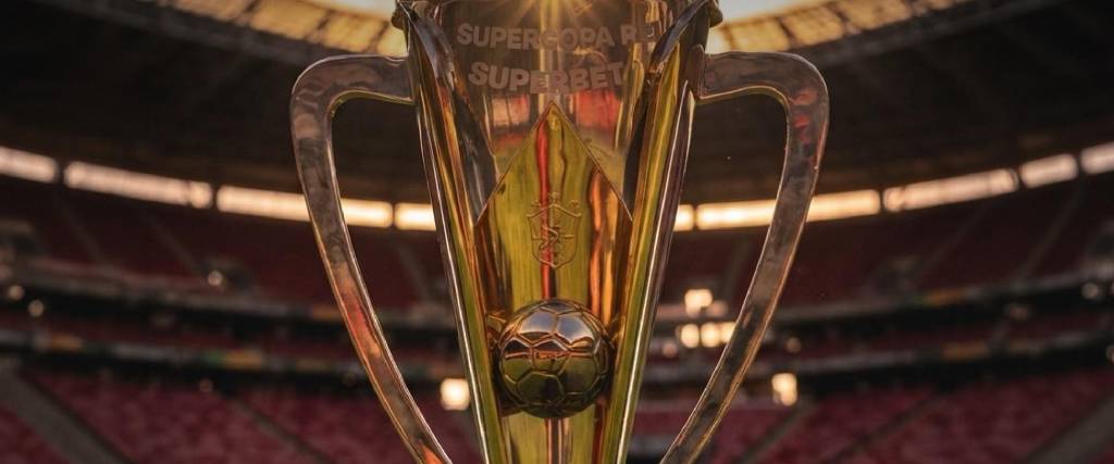 El trofeo para el ganador de la Copa do Brasil.