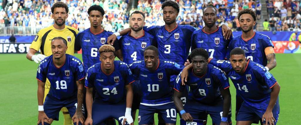 El equipo titular de la selección Cabo Verde.