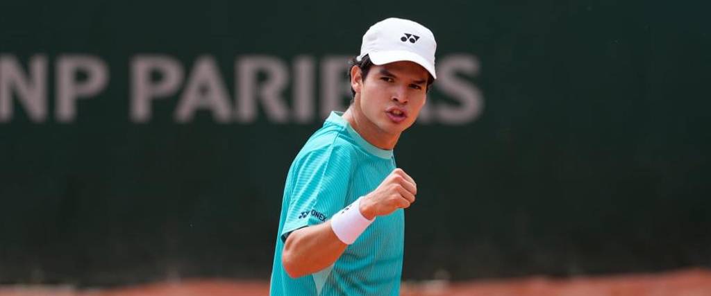 El tenista boliviano tuvo una buena participación en París tras superar la qualy e ingresar al cuadro principal
