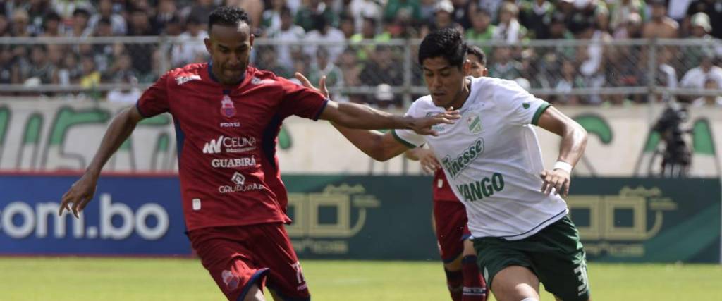 Oriente Petrolero juega con Guabirá en el estadio Real Santa Cruz.