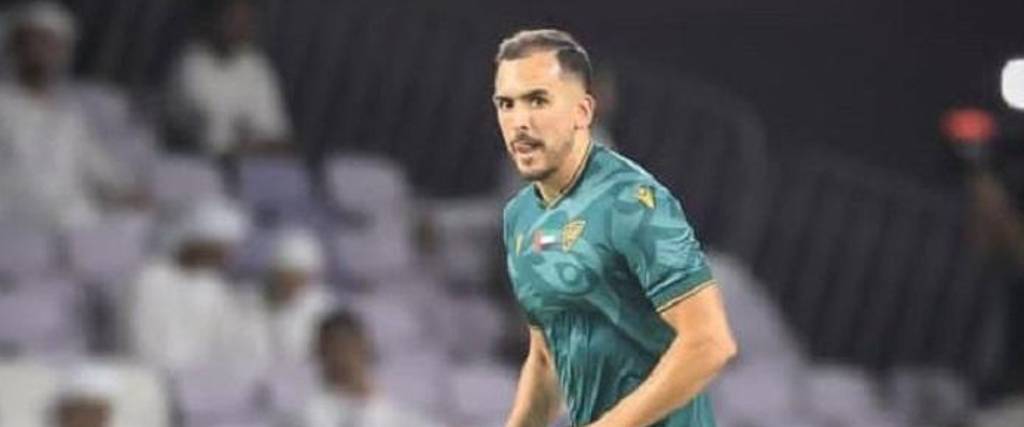 El defensa boliviano Luis Haquín debuta con el Khor Fakkan.