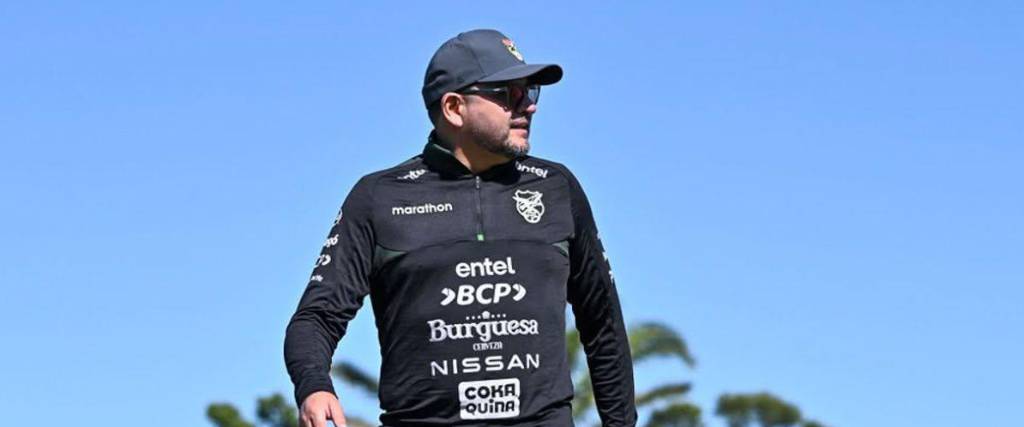 Óscar Villegas, entrenador de la selección boliviana.