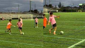 Video: Mateo Messi sorprende con un gol en el Inter Miami