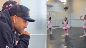 ¡Momento emotivo! Neymar llega hasta las lágrimas al ver bailar a su hija