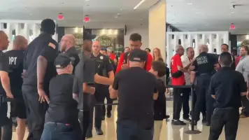 ¡Escándalo! La delegación de Egipto se agarró a empujones con la Policía de Dallas