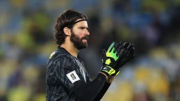 Brasil entrena sin Alisson antes de enfrentar a Escocia en el Mundial