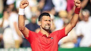 Djokovic se toma revancha del italiano Musetti en el Masters de Montecarlo