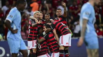 Bolívar pierde su invicto copero tras caer por goleada ante Flamengo en el Maracaná