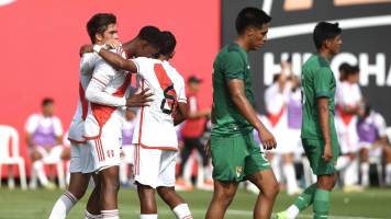 La selección boliviana sub-23 no hizo pie ante Perú y terminó cayendo por goleada