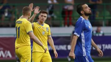Dovbyk y Lunin lideran el triunfo de Ucrania en su última prueba antes de la Eurocopa
