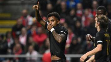 Real Madrid vence al Sporting Braga y mantiene puntaje perfecto