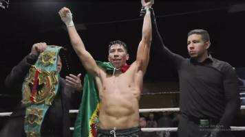 El boliviano Marco Vásquez defendió con éxito el título mundial de Muay Thai