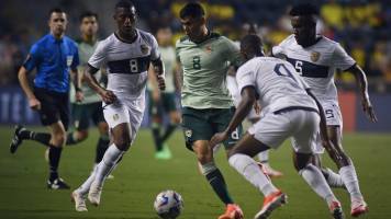 Bolivia sufre un nuevo revés antes de la Copa América tras caer ante Ecuador en amistoso