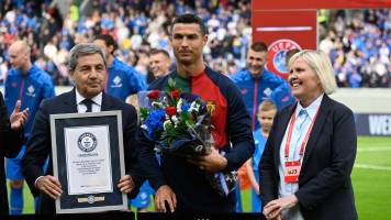 Cristiano Ronaldo alcanza los 200 partidos con Portugal y logra Récord Guinness