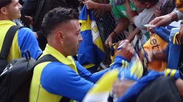 Boca Juniors llegó a Potosí en medio una gran expectativa por parte de los hinchas ‘xeneizes’