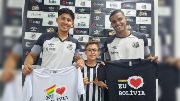 Los bolivianos Terceros y Monteiro se lucen con goles en el triunfo del Santos en la Copinha