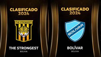 Conmebol dio la bienvenida al Tigre y Bolívar a la próxima edición de la Copa Libertadores