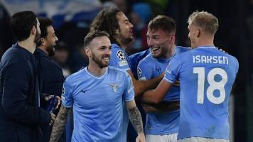 Lazio se acerca a octavos de la Champions tras vencer al Celtic con doblete de Inmobile