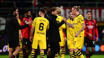 Borussia Dortmund le gana al AC Milan y se clasifica a octavos de Champions