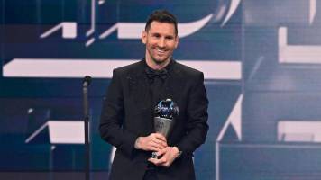 Lionel Messi es elegido premio The Best por delante de Haaland y Mbappé