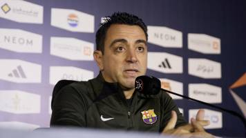 Xavi espera que la Supercopa sea un punto de inflexión para el Barcelona