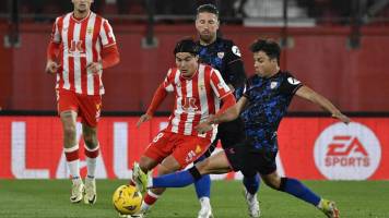 Almería araña un empate contra el Sevilla en el tiempo de adición