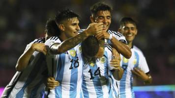 Argentina golea a Chile y avanza en el Preolímpico; Uruguay quedó eliminado