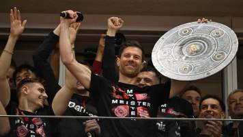 Xabi Alonso, el líder del campeón Bayer Leverkusen en Alemania
