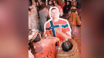 Haaland ‘presente’ en una fiesta en Bolivia y el video se vuelve viral